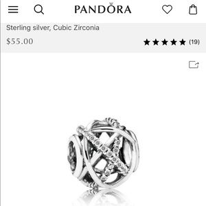 PANDORA Galaxy Charm